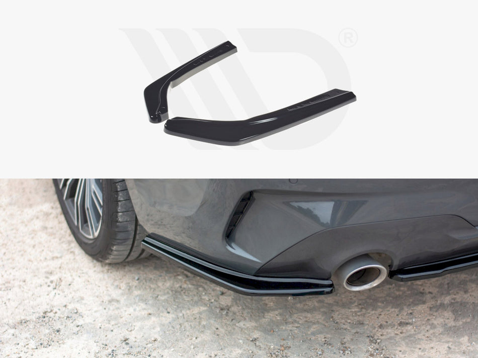 MAXTON DESIGN Rear Side Splitters Bmw 3 G20 M-sport (2019-2022) - Carbon Look