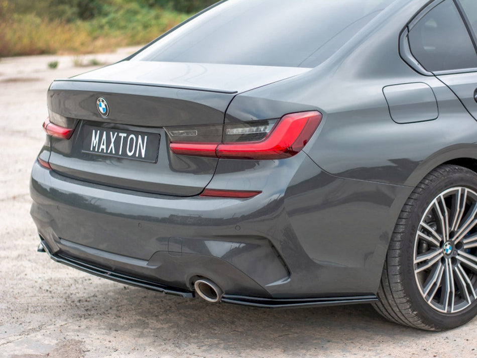 Rear Side Splitters Bmw 3 G20 M-sport (2019-2022) - Carbon Look