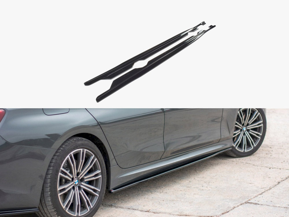 Maxton Design Side Skirts Diffusers BMW 3 G20 M-Sport - BM-3-20-MPACK-SD1G - Image 1