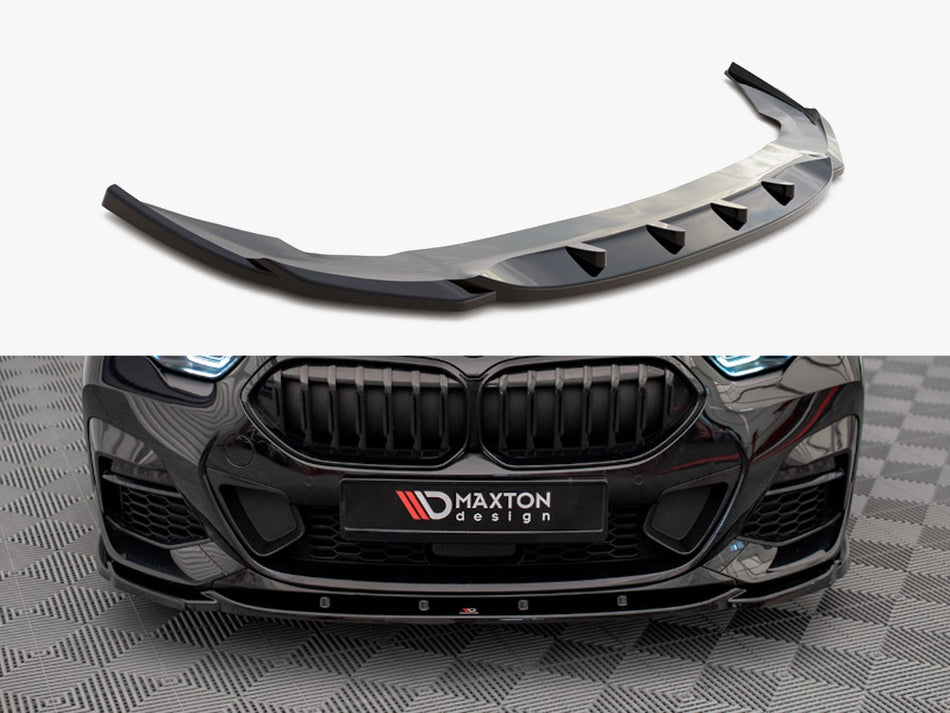 Maxton Design Front Splitter V.1 Bmw 2 GRAN Coupe M-pack / M235I F44 (2019-) - BM-2-44-MPACK-FD1G - Image 1