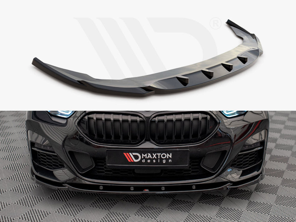 MAXTON DESIGN Front Splitter V.1 Bmw 2 GRAN Coupe M-pack / M235I F44 (2019-)