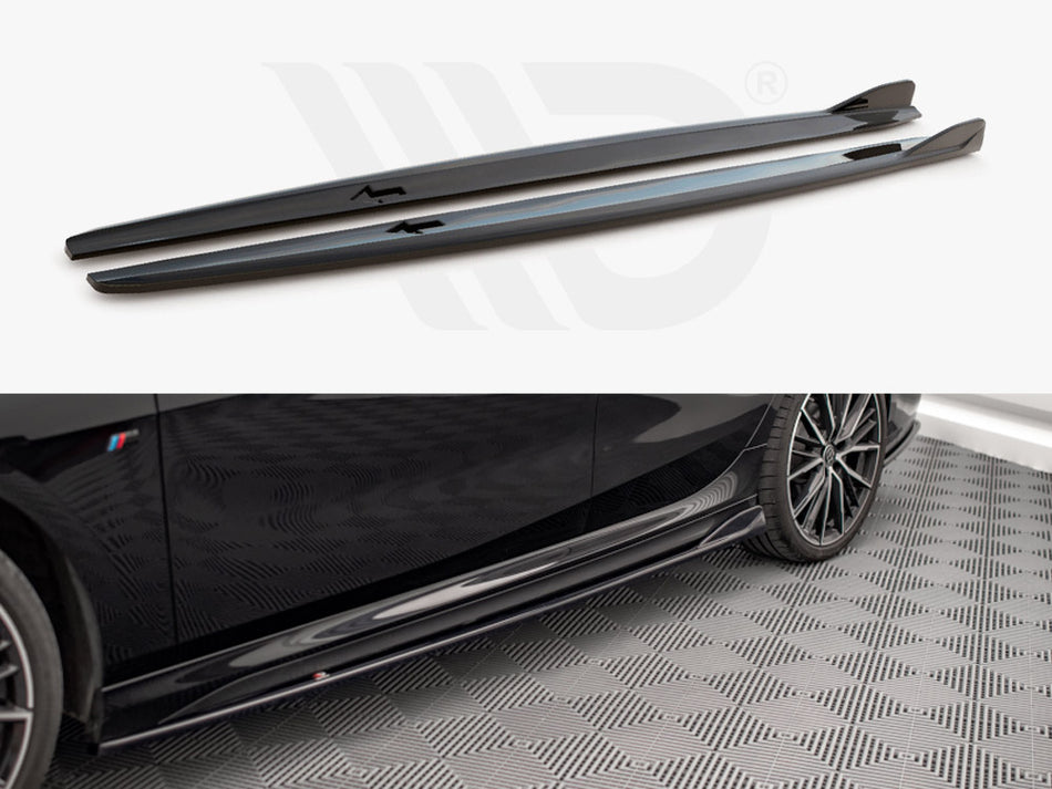 MAXTON DESIGN Side Skirts Diffusers V.2 Bmw 2 GRAN Coupe M-pack / M235I F44 (2019-)