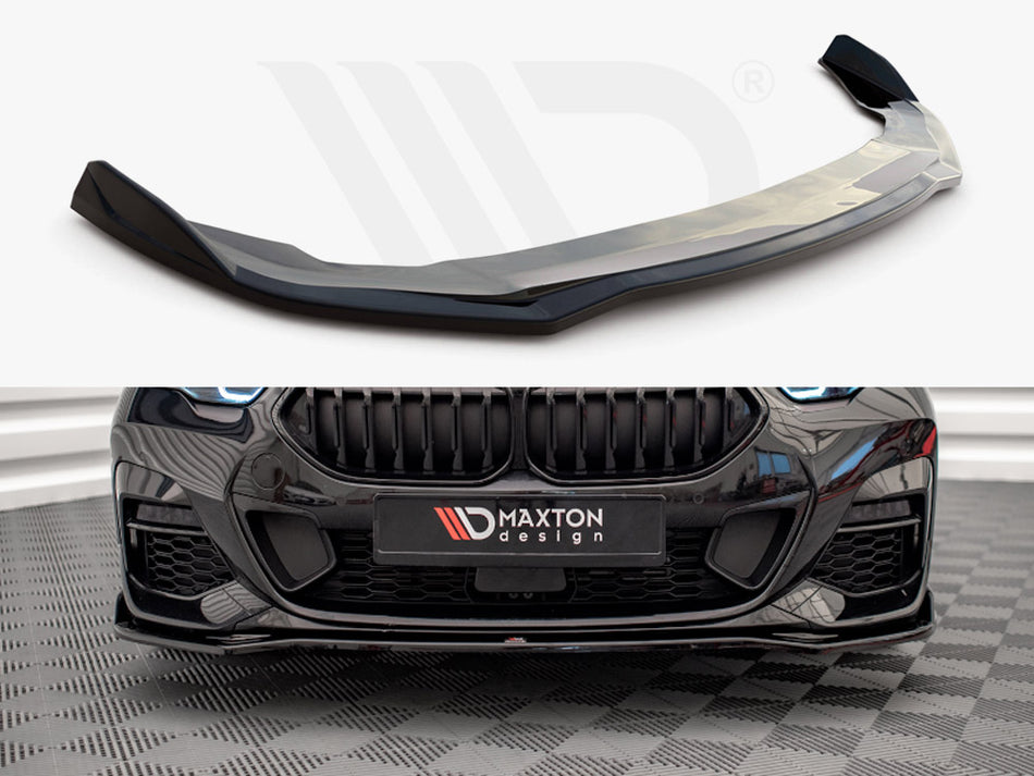 MAXTON DESIGN Front Splitter V.3 Bmw 2 GRAN Coupe M-pack / M235I F44 (2019-)