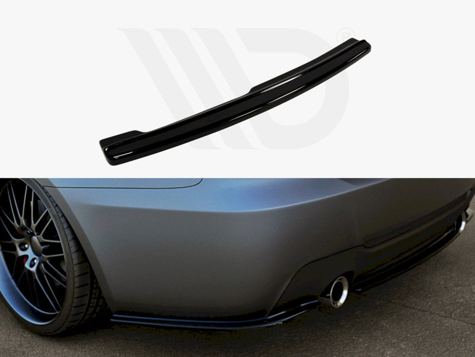MAXTON DESIGN Central Rear Splitter BMW 3 E92 M-Sport - Textured