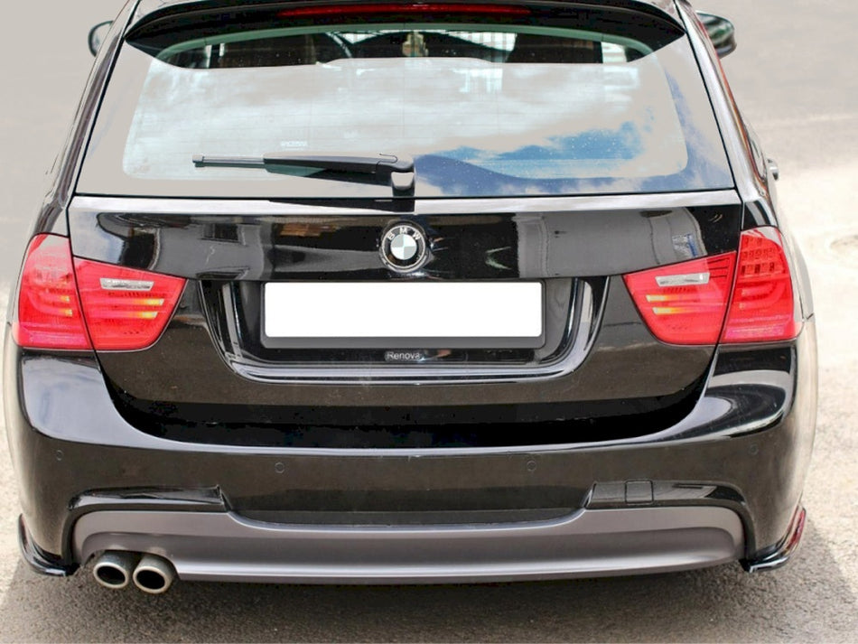 Maxton Design Rear Side Splitters BMW 3 Sedan / Touring M-Sport E90 / E91 Facelift - BM-3-91F-MPACK-RSD1G - Image 1