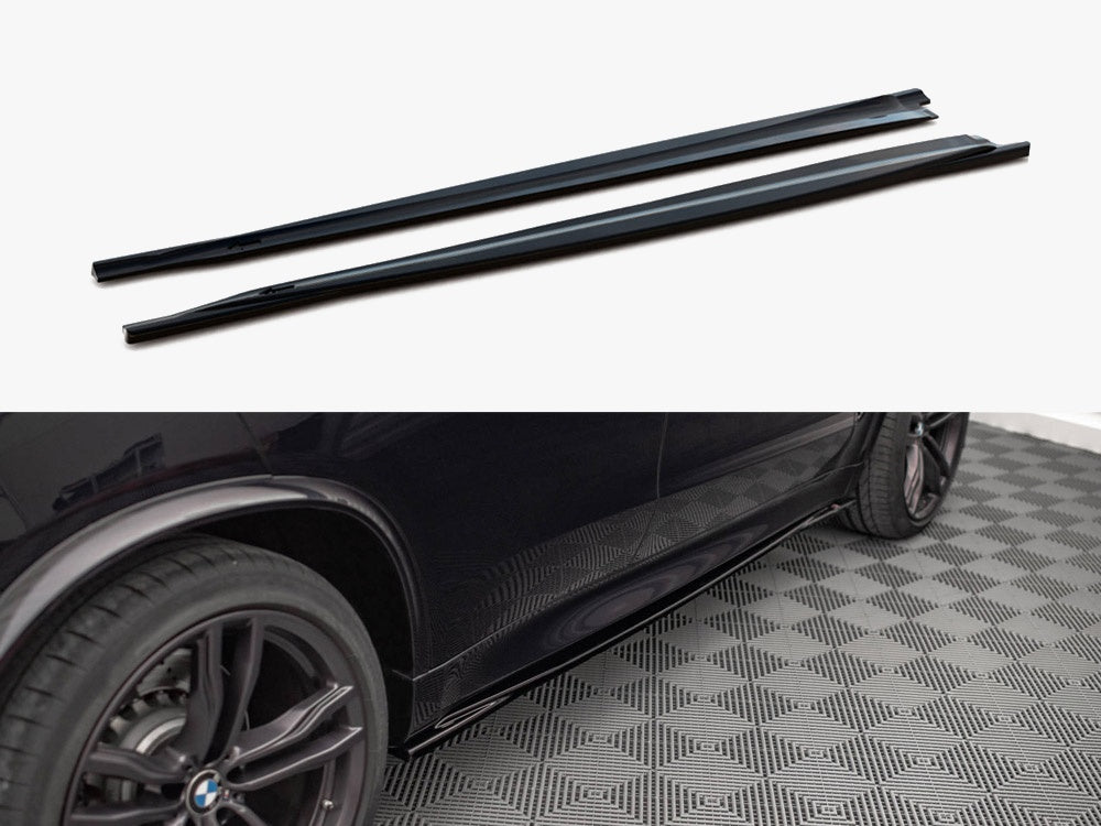 Maxton Design Side Skirts Diffusers V.1 BMW X5 M F85 - BM-X5M-15-SD1G - Image 1