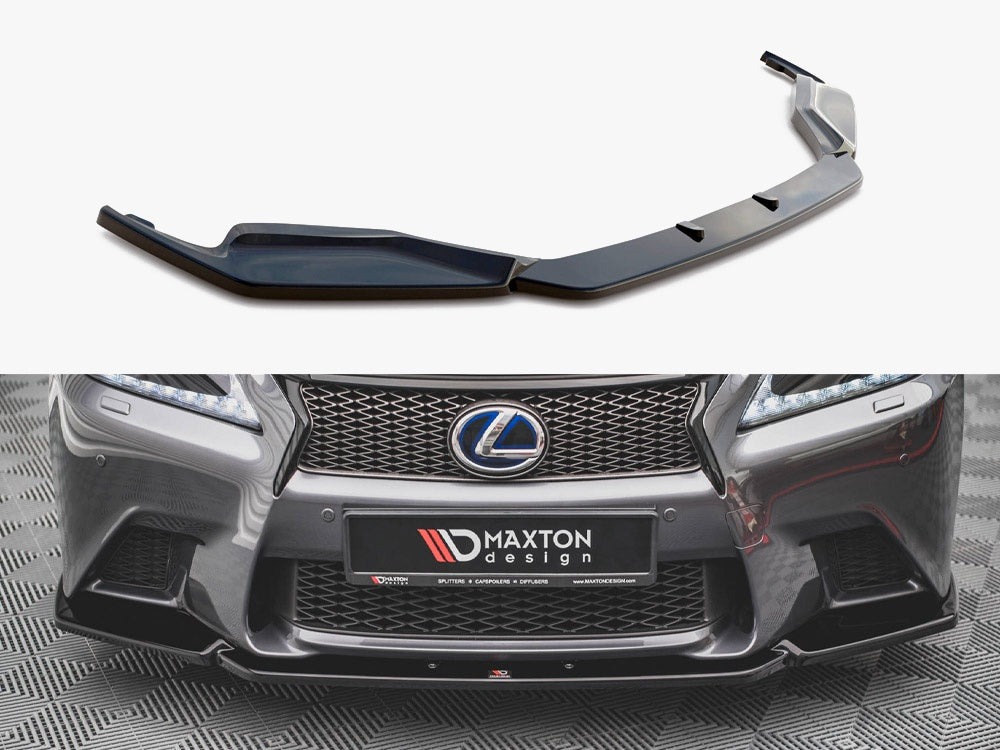 Maxton Design Front Splitter V.1 Lexus GS F Sport MK4 (L10) (2012-2015) - LE-GS-4-FSPORT-FD1G - Image 1