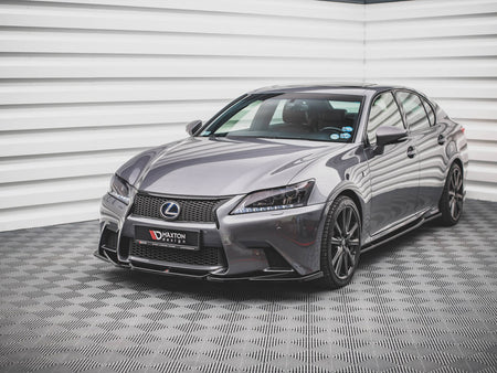 Maxton Design Side Skirts Diffusers Lexus GS F Sport MK4(L10) (2012-2015) - Carbon Look - LE-GS-4-FSPORT-SD1C - Image 2