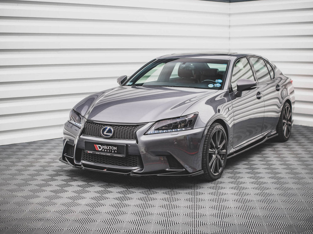 Side Skirts Diffusers Lexus GS F Sport MK4(L10) (2012-2015) - Carbon Look