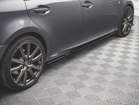 Maxton Design Side Skirts Diffusers Lexus GS F Sport MK4(L10) (2012-2015) - Carbon Look - LE-GS-4-FSPORT-SD1C - Image 3