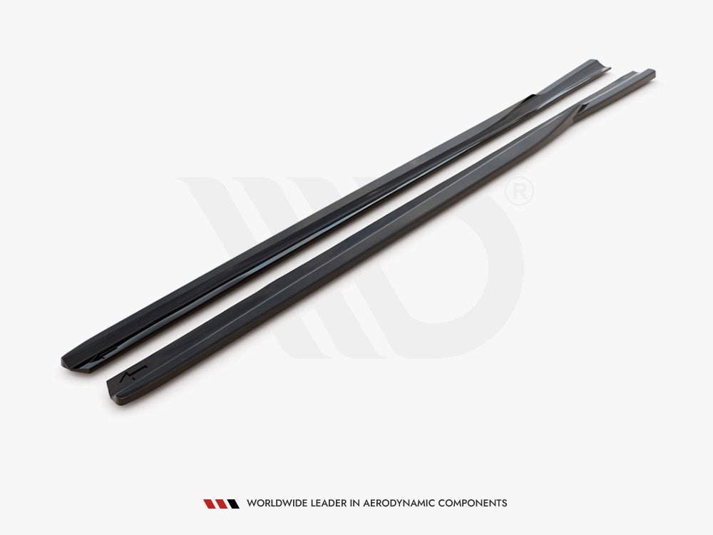 Side Skirts Diffusers Lexus GS F Sport MK4(L10) (2012-2015) - Carbon Look