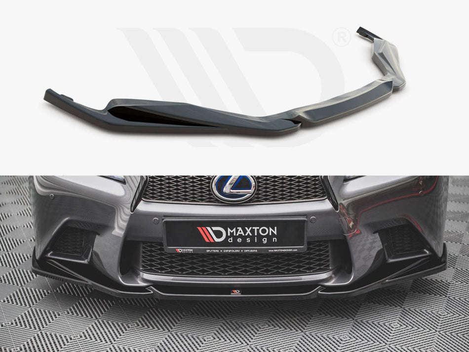 MAXTON DESIGN Front Splitter V.2 Lexus GS F Sport MK4 (L10) (2012-2015)