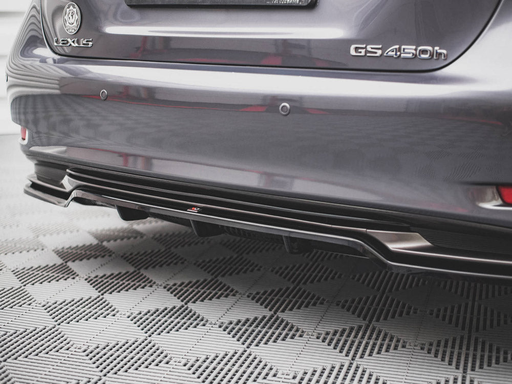 Rear Splitter (Vertical Bars) Lexus GS F Sport Hybrid Mk4 (L10)