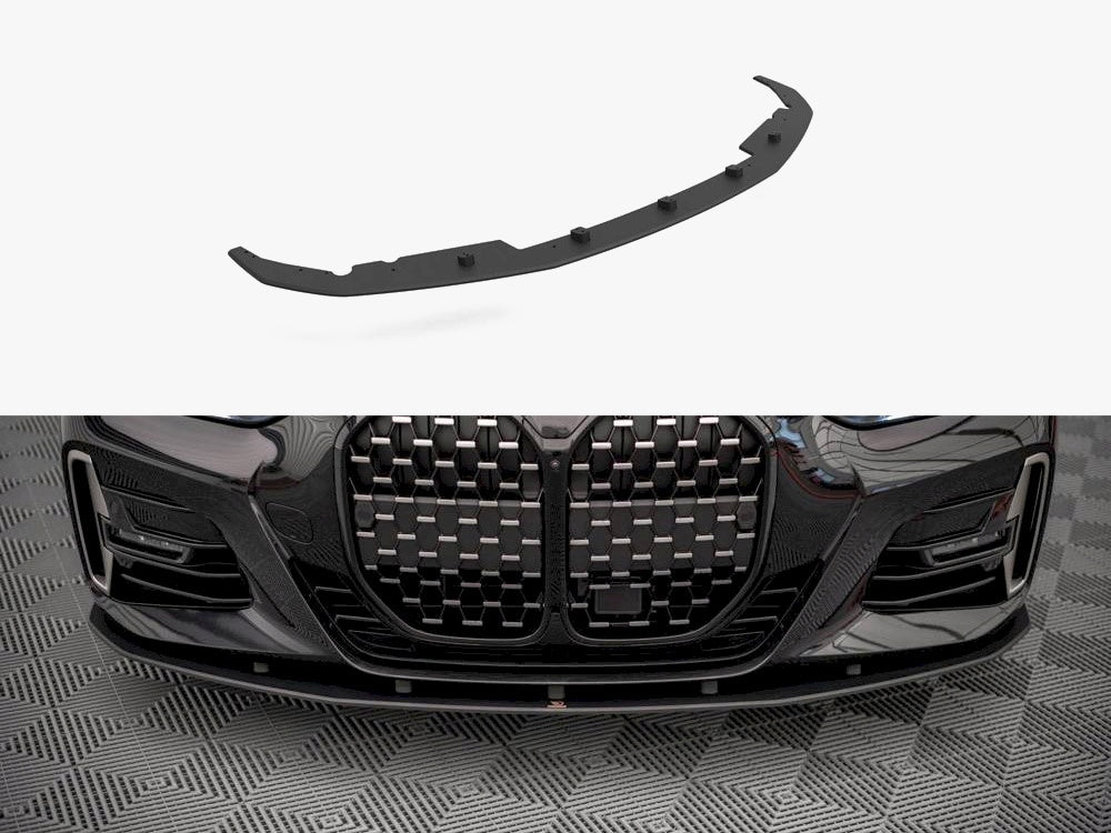 Maxton Design Street PRO Front Splitter BMW 4 M-Pack / M440i G22 / G23 / G22 Facelift / G23 Facelift - BM4G22MPACKCNC-FD1B - Image 1