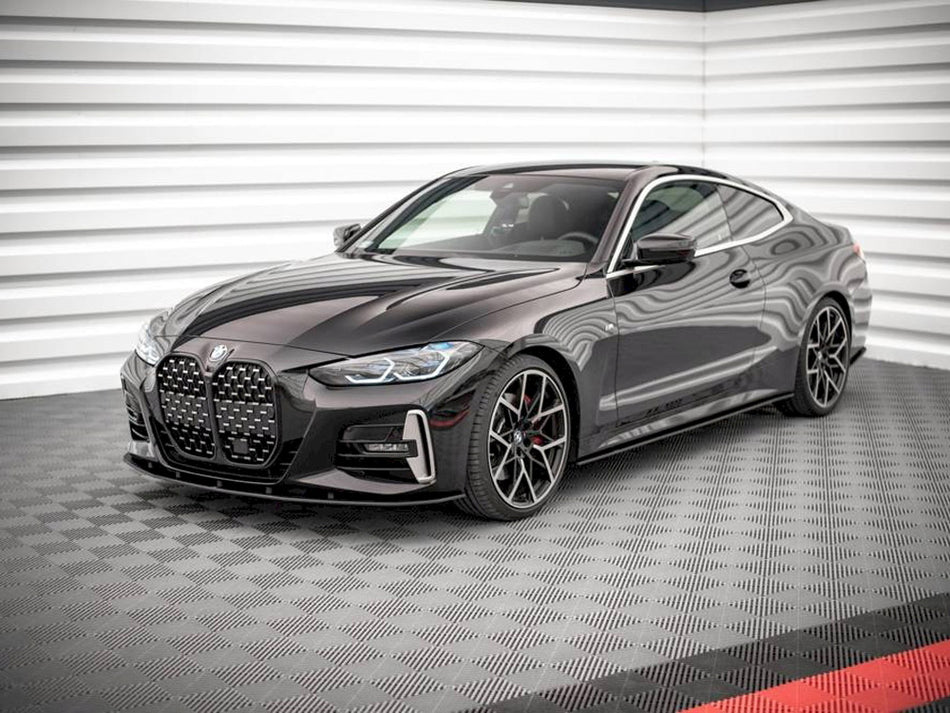 Maxton Design Street PRO Front Splitter BMW 4 M-Pack / M440i G22 / G23 / G22 Facelift / G23 Facelift - BM4G22MPACKCNC-FD1B - Image 2