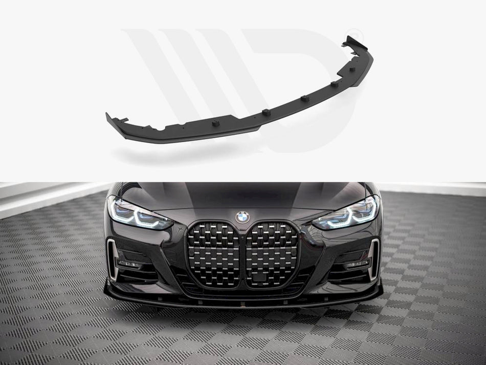 MAXTON DESIGN Street PRO Front Splitter + Flaps BMW 4 M-Pack / M440i G22 / G23