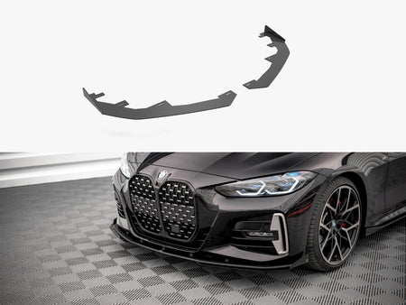 Maxton Design Front Flaps BMW 4 M-Pack / M440i G22 / G23 / G22 Facelift / G23 Facelift - BM4G22MPACKCNC-FSF1G - Image 1
