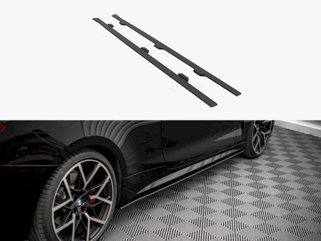 Maxton Design Street PRO Side Skirts Diffusers BMW 4 M-Pack / M440i G22 / G23 / G22 Facelift / G23 Facelift - BM4G22MPACKCNC-SD1B - Image 1