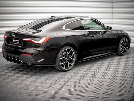 Maxton Design Street PRO Side Skirts Diffusers BMW 4 M-Pack / M440i G22 / G23 / G22 Facelift / G23 Facelift - BM4G22MPACKCNC-SD1B - Image 2