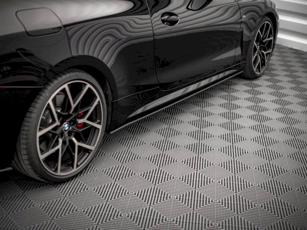 Maxton Design Street PRO Side Skirts Diffusers BMW 4 M-Pack / M440i G22 / G23 / G22 Facelift / G23 Facelift - BM4G22MPACKCNC-SD1B - Image 3