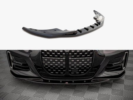 Maxton Design Front Splitter V.1 BMW 4 M-Pack / M440i G22 / G23 / G22 Facelift / G23 Facelift - BM-4-G22-MPACK-FD1G - Image 1