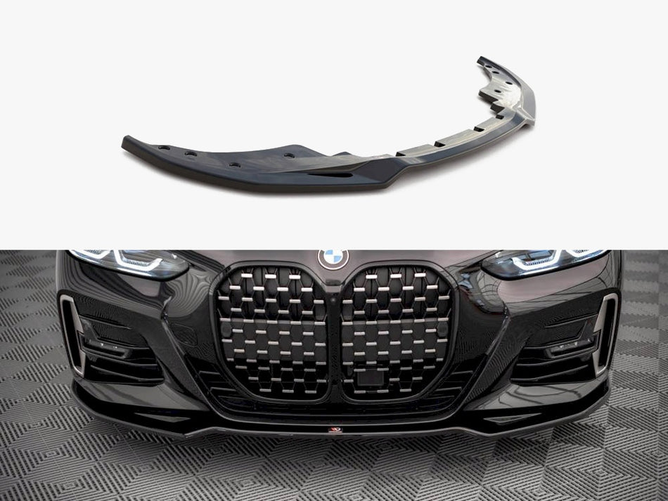 Maxton Design Front Splitter V.3 BMW 4 M-Pack / M440i G22 / G23 / G22 Facelift / G23 Facelift - BM-4-G22-MPACK-FD3G - Image 1