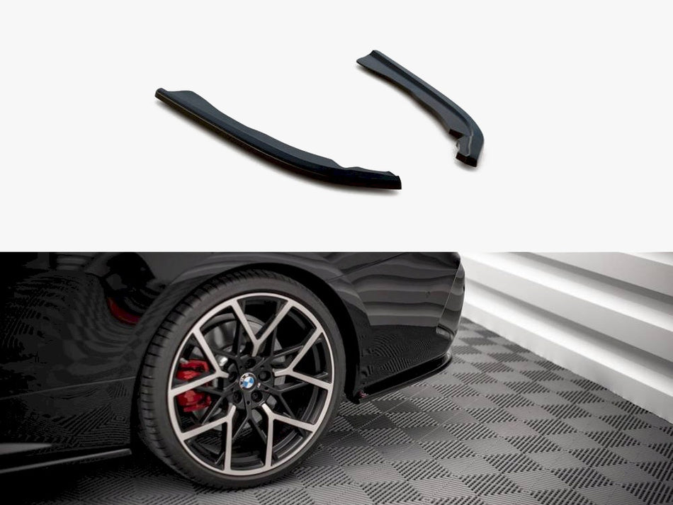 Maxton Design Rear Side Splitters V.1 BMW 4 M-Pack G22 / G23 / G22 Facelift / G23 Facelift - BM-4-G22-MPACK-RSD1G - Image 1