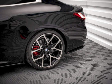 Maxton Design Rear Side Splitters V.1 BMW 4 M-Pack G22 / G23 / G22 Facelift / G23 Facelift - BM-4-G22-MPACK-RSD1G - Image 3