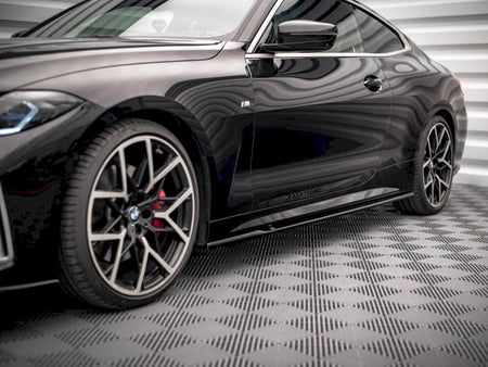 Maxton Design Side Skirts Diffusers V.1 BMW 4 M-Pack / M440i G22 / G23 / G22 Facelift / G23 Facelift - BM-4-G22-MPACK-SD1G - Image 3