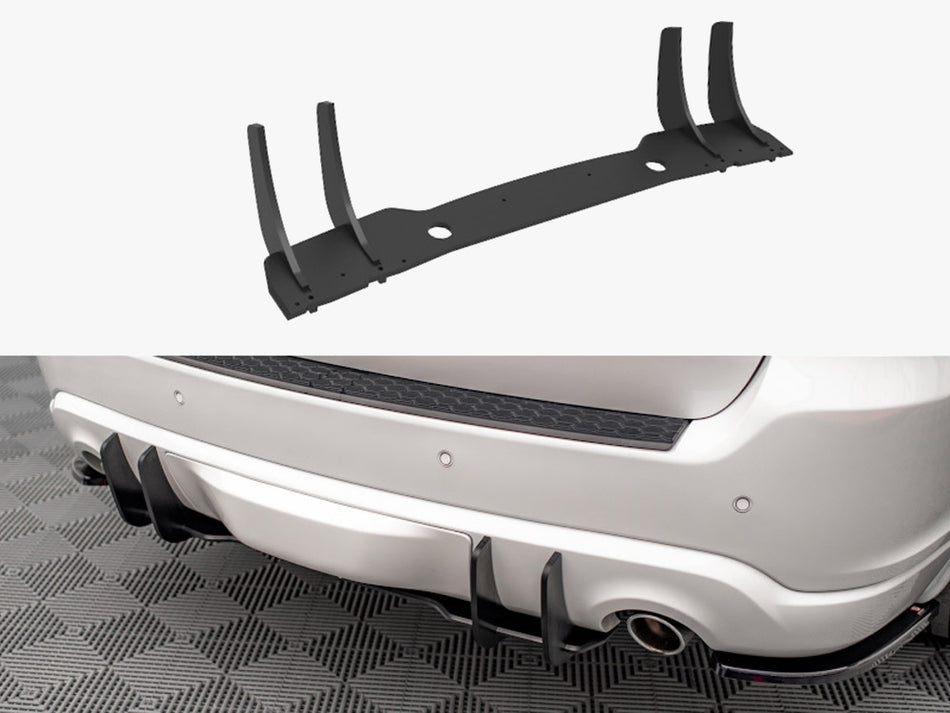 Maxton Design Street PRO Rear Diffuser V.1 Dodge Durango RT MK3 (2014-2020) - DODU3RTCNC-RS1B - Image 1
