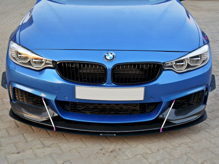 Maxton Design Front Racing Splitter V.3 BMW 4 Coupe / Gran Coupe / Cabrio M-Pack F32 / F36 / F33 - BM-4-F32-MPACK-CNC-FD3A - Image 3