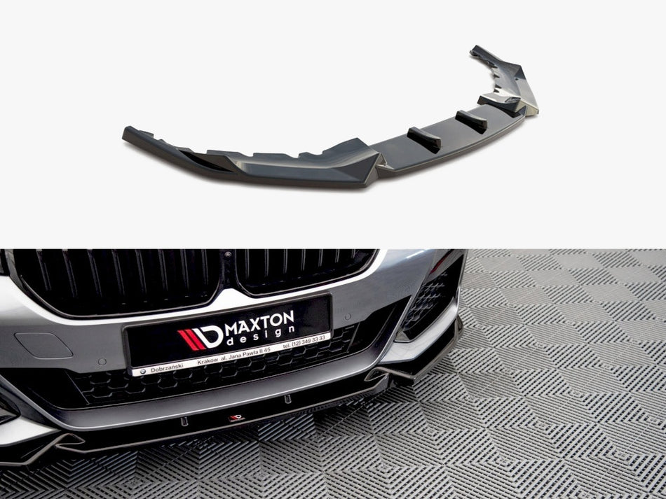 Maxton Design Front Splitter V.1 BMW 5 G30 Facelift M-Pack - BM-5-G30F-MPACK-FD1G - Image 1