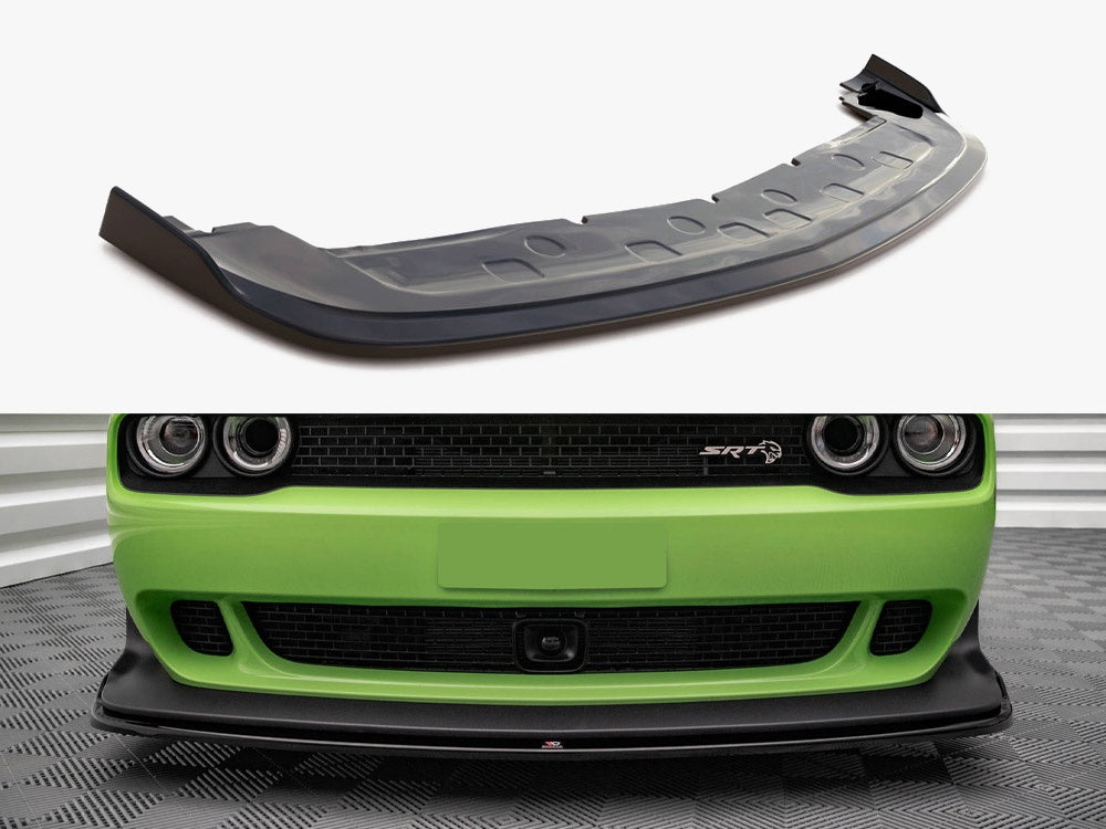 Maxton Design Front Splitter Dodge Challenger SRT Hellcat Widebody Mk3 - DO-CHL-3F-SRT-HC-FD1G - Image 1
