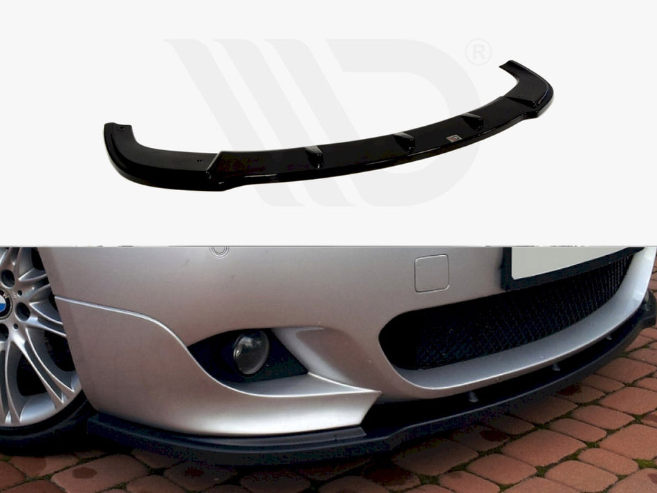 MAXTON DESIGN Front Splitter Bmw 5 E60 M-pack (2003-2010) - Carbon Look