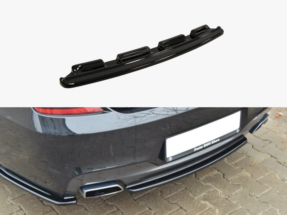 Maxton Design Central Rear Splitter BMW 6 Gran Coupe M-Sport - BM-6-06-GC-M-PACK-RD1G - Image 1