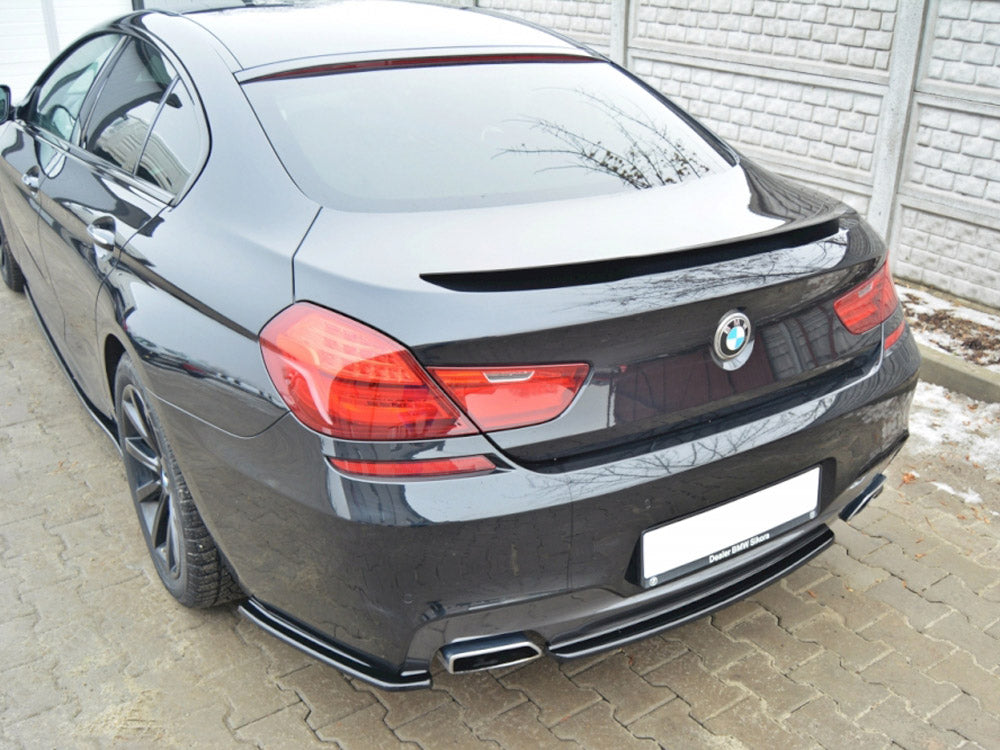 Maxton Design Central Rear Splitter (Vertical Bars) BMW 6 Gran Coupe M-Sport - BM-6-06-GC-M-PACK-RD1+RD2G - Image 3