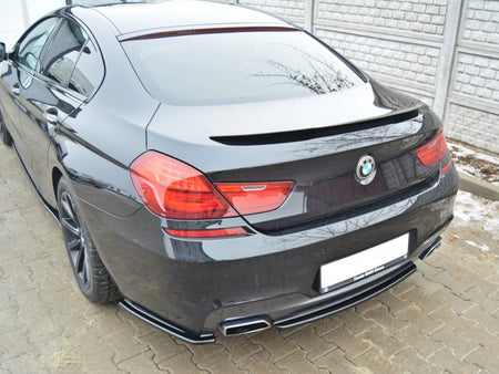 Maxton Design Central Rear Splitter (Vertical Bars) BMW 6 Gran Coupe M-Sport - BM-6-06-GC-M-PACK-RD1+RD2G - Image 3