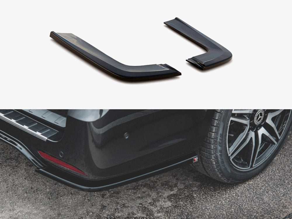 Rear Side Splitters V.2 Mercedes-Benz V-Class AMG-Line W447 Facelift - Textured