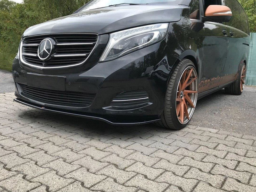 Front Splitter V.3 Mercedes V-Class W447 - Textured