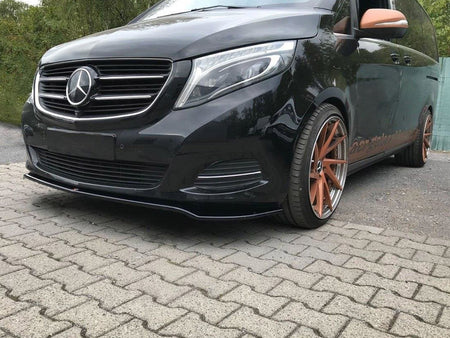 Front Splitter V.3 Mercedes V-Class W447 - Textured