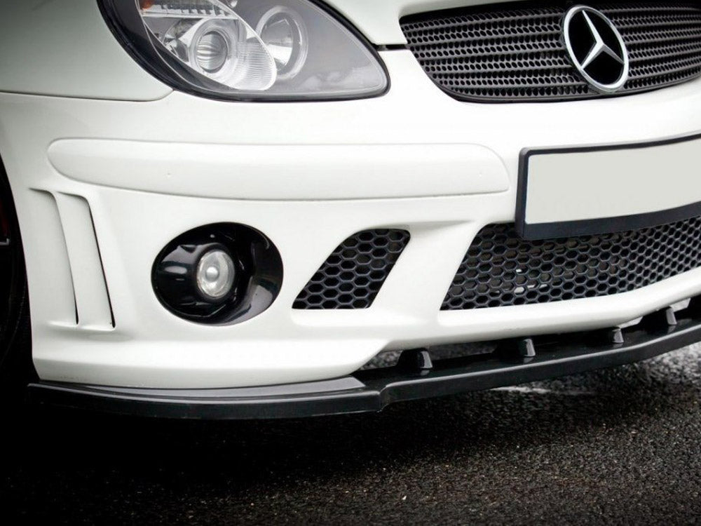 Maxton Design Front Splitter Mercedes SLK R170 For AMG 204 Bumper - Textured - ME-SLK-R170-AMG204-FD1T - Image 2