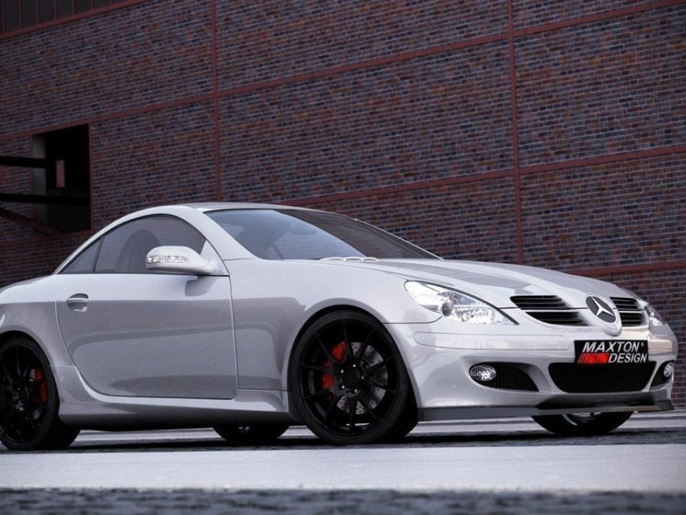 Maxton Design Front Splitter Mercedes SLK R171 Standard Bumper - Textured - ME-SLK-R171-FD1T - Image 4