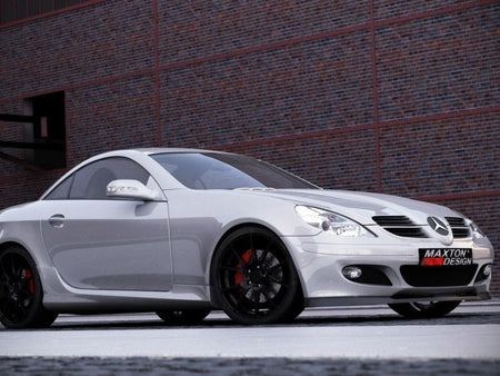 Maxton Design Front Splitter Mercedes SLK R171 Standard Bumper - Textured - ME-SLK-R171-FD1T - Image 4