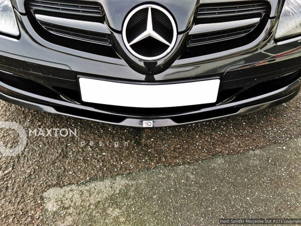 Maxton Design Front Splitter Mercedes SLK R171 Standard Bumper - Textured - ME-SLK-R171-FD1T - Image 3