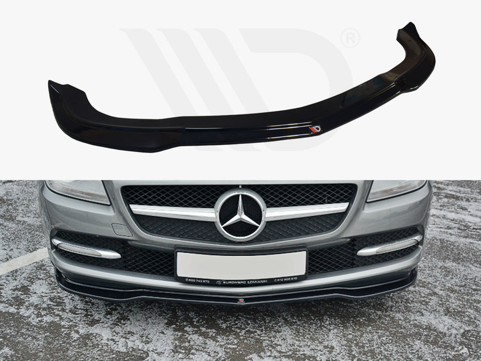 MAXTON DESIGN Front Splitter V.1 Mercedes SLK R172 Standard (2011-2015) - Carbon Look