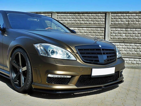 Maxton Design Front Splitter Mercedes S-class W221 AMG - ME-S-W221-AMG-FD1G - Image 1