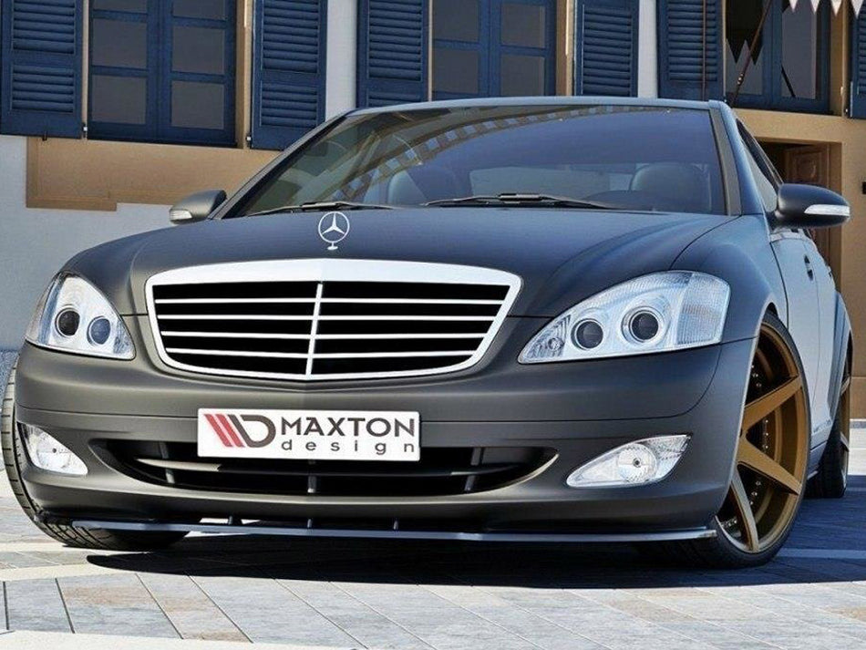 Maxton Design Front Splitter Mercedes S-class W221 - ME-S-W221-FD1G - Image 2