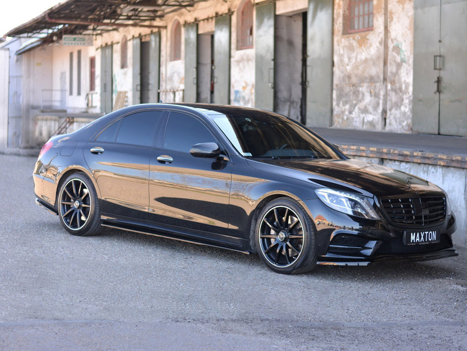 Side Skirts Diffusers V.1 Mercedes-Benz S-Class AMG-Line W222 - Textured