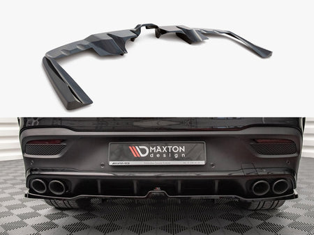 Maxton Design Rear Splitter (Vertical Bars) Mercedes-AMG GLE 53 Coupe C167 / C167 Facelift - ME-GLE-C167-AMG-RD1G+RD2G - Image 1