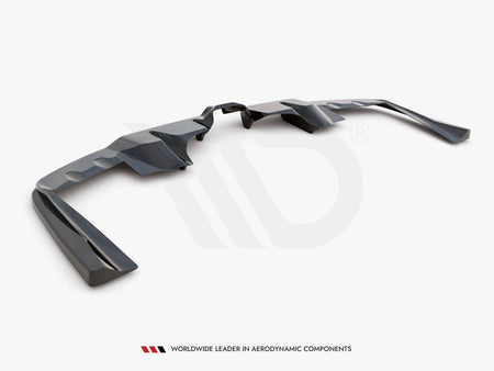 Maxton Design Rear Splitter (Vertical Bars) Mercedes-AMG GLE 53 Coupe C167 / C167 Facelift - ME-GLE-C167-AMG-RD1G+RD2G - Image 4